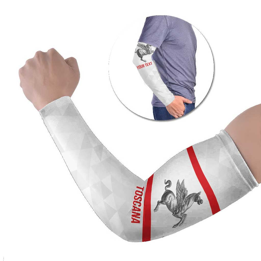 Personalized Italy Tuscany Pegasus Rampant Arm Sleeves Inspiration Flags Style - Wonder Print Shop