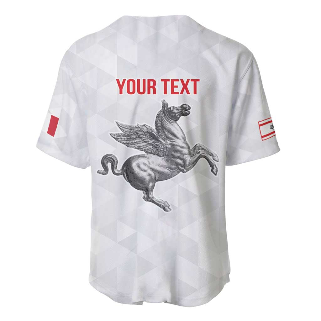 Personalized Italy Tuscany Pegasus Rampant Baseball Jersey Inspiration Flags Style