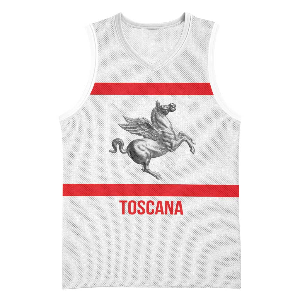 Personalized Italy Tuscany Pegasus Rampant Basketball Jersey Inspiration Flags Style - Wonder Print Shop