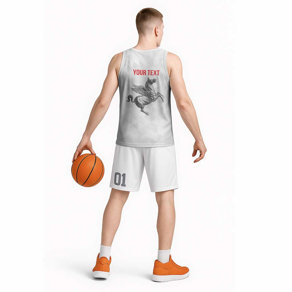 Personalized Italy Tuscany Pegasus Rampant Basketball Jersey Inspiration Flags Style - Wonder Print Shop