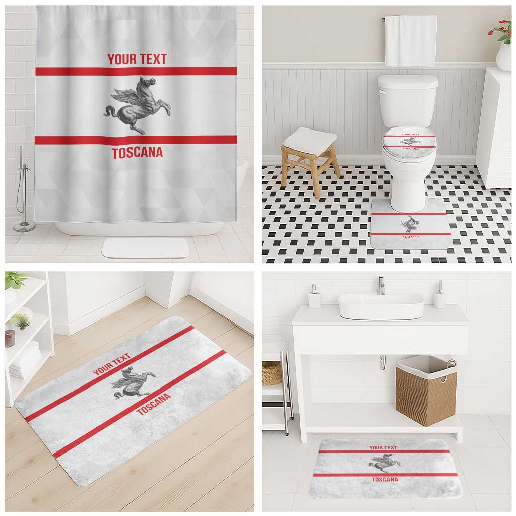 Personalized Italy Tuscany Pegasus Rampant Bathroom Set Inspiration Flags Style - Wonder Print Shop