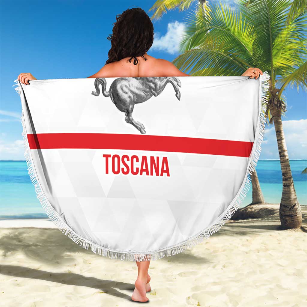 Personalized Italy Tuscany Pegasus Rampant Beach Blanket Inspiration Flags Style