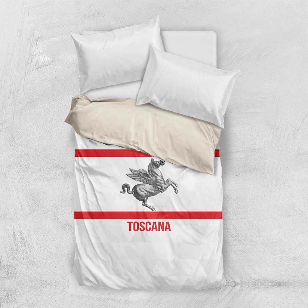 Personalized Italy Tuscany Pegasus Rampant Bedding Set Inspiration Flags Style