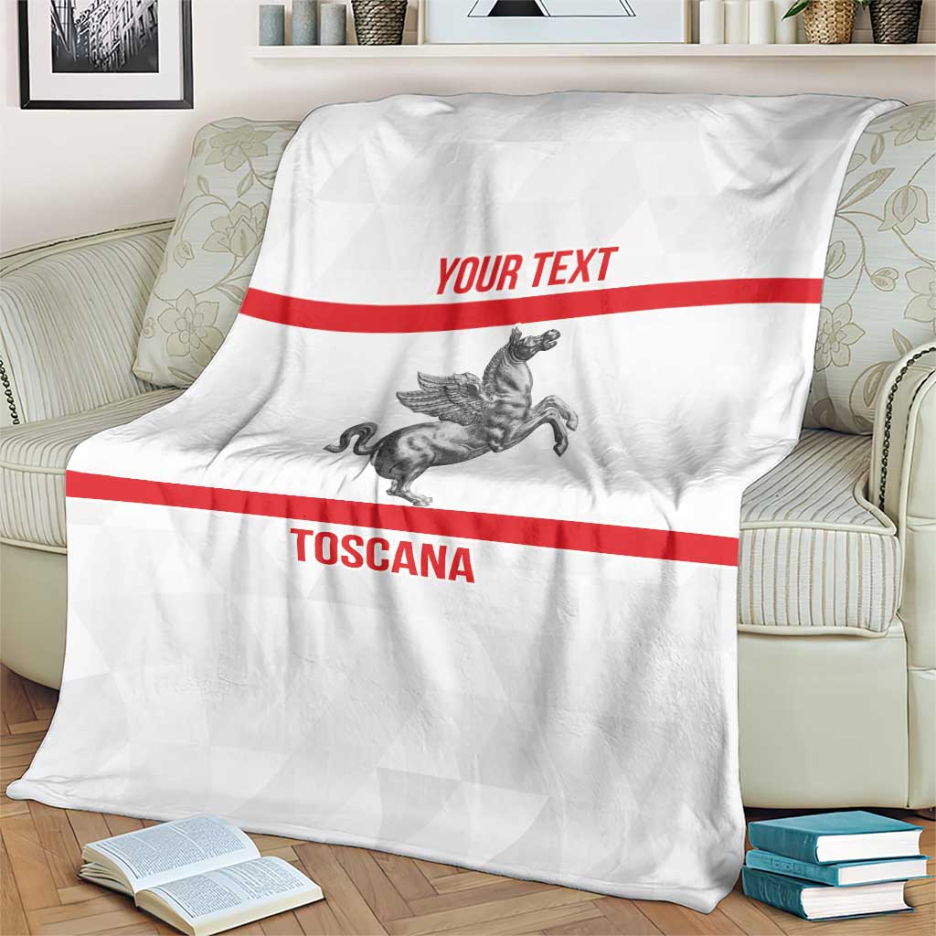 Personalized Italy Tuscany Pegasus Rampant Blanket Inspiration Flags Style