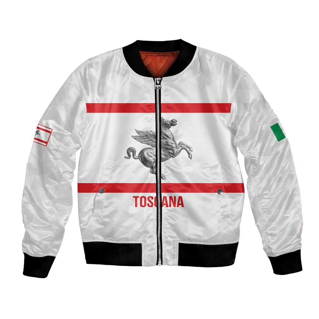 Personalized Italy Tuscany Pegasus Rampant Bomber Jacket Inspiration Flags Style