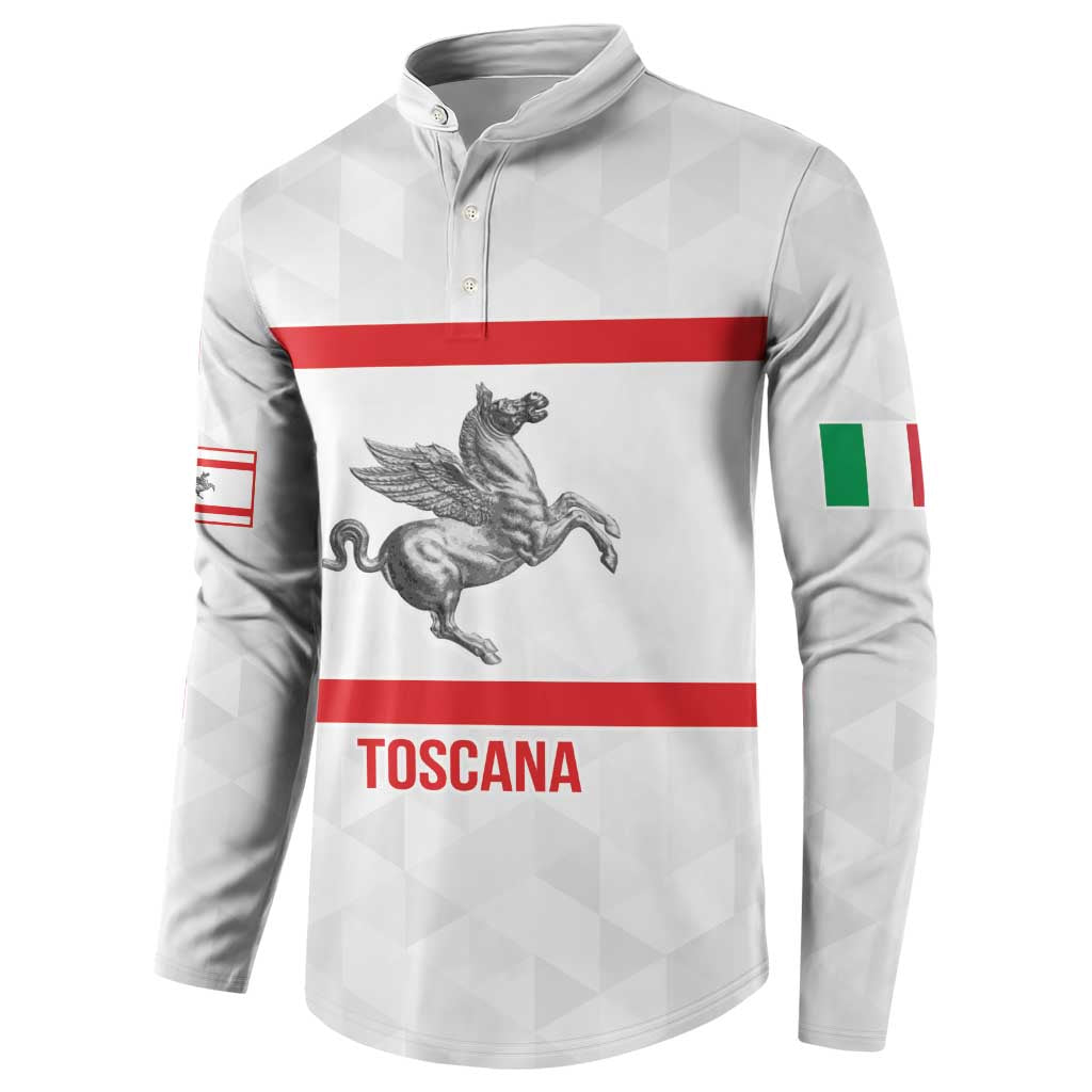 Personalized Italy Tuscany Pegasus Rampant Button Sweatshirt Inspiration Flags Style