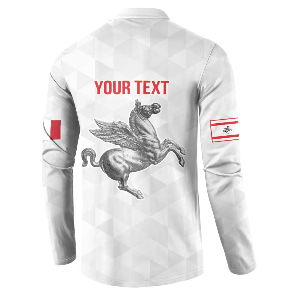 Personalized Italy Tuscany Pegasus Rampant Button Sweatshirt Inspiration Flags Style