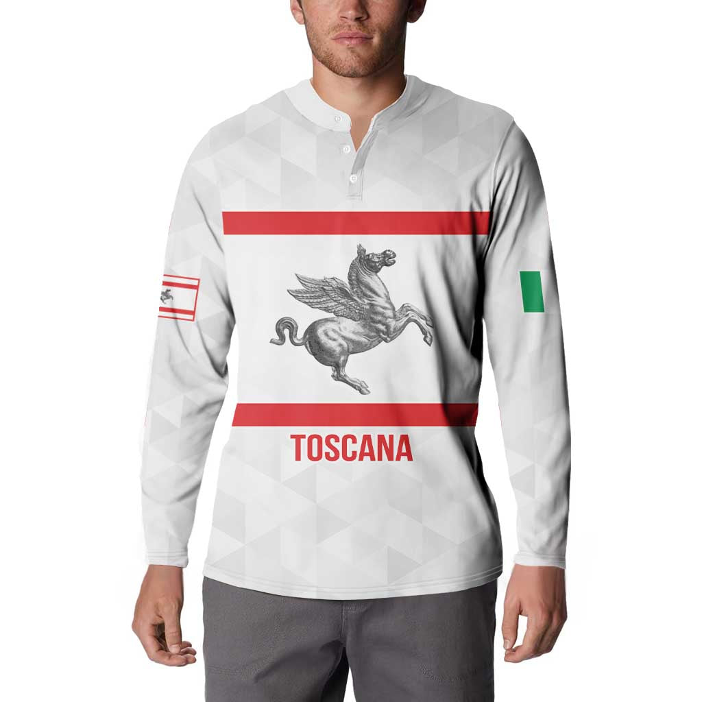 Personalized Italy Tuscany Pegasus Rampant Button Sweatshirt Inspiration Flags Style