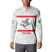 Personalized Italy Tuscany Pegasus Rampant Button Sweatshirt Inspiration Flags Style