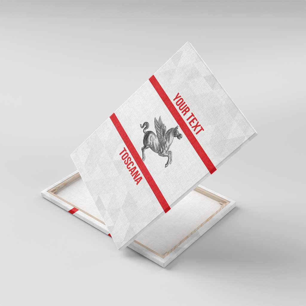 Personalized Italy Tuscany Pegasus Rampant Canvas Wall Art Inspiration Flags Style