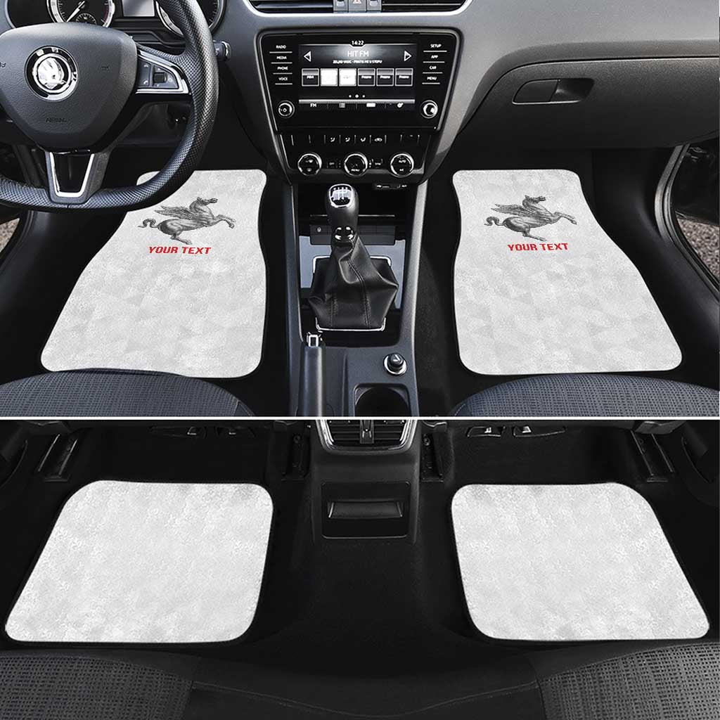 Personalized Italy Tuscany Pegasus Rampant Car Mats Inspiration Flags Style