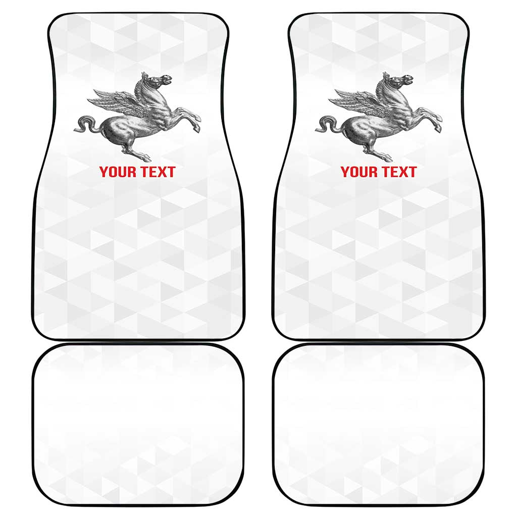 Personalized Italy Tuscany Pegasus Rampant Car Mats Inspiration Flags Style