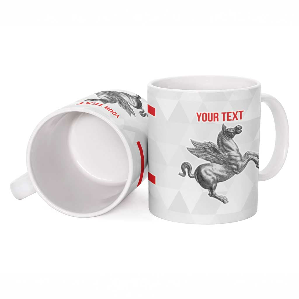 Personalized Italy Tuscany Pegasus Rampant Ceramic Mug Inspiration Flags Style - Wonder Print Shop