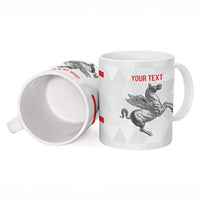 Personalized Italy Tuscany Pegasus Rampant Ceramic Mug Inspiration Flags Style - Wonder Print Shop