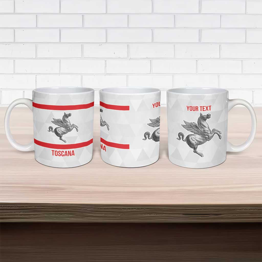 Personalized Italy Tuscany Pegasus Rampant Ceramic Mug Inspiration Flags Style - Wonder Print Shop