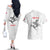 Personalized Italy Tuscany Pegasus Rampant Couples Matching Off The Shoulder Long Sleeve Dress and Hawaiian Shirt Inspiration Flags Style