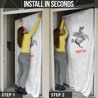 Personalized Italy Tuscany Pegasus Rampant Door Cover Inspiration Flags Style - Wonder Print Shop