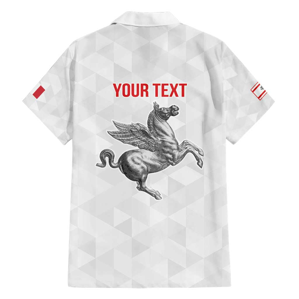 Personalized Italy Tuscany Pegasus Rampant Family Matching Long Sleeve Bodycon Dress and Hawaiian Shirt Inspiration Flags Style