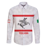 Personalized Italy Tuscany Pegasus Rampant Family Matching Long Sleeve Bodycon Dress and Hawaiian Shirt Inspiration Flags Style