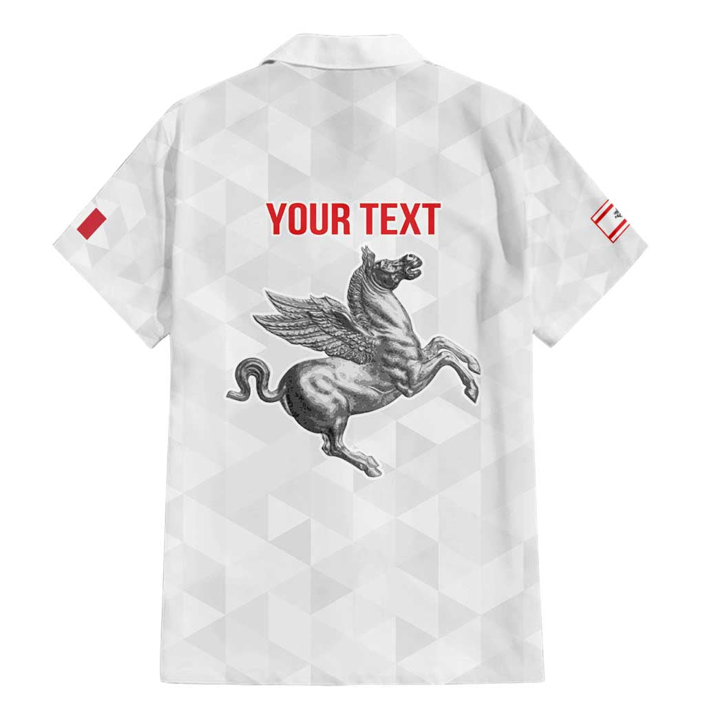 Personalized Italy Tuscany Pegasus Rampant Family Matching Mermaid Dress and Hawaiian Shirt Inspiration Flags Style