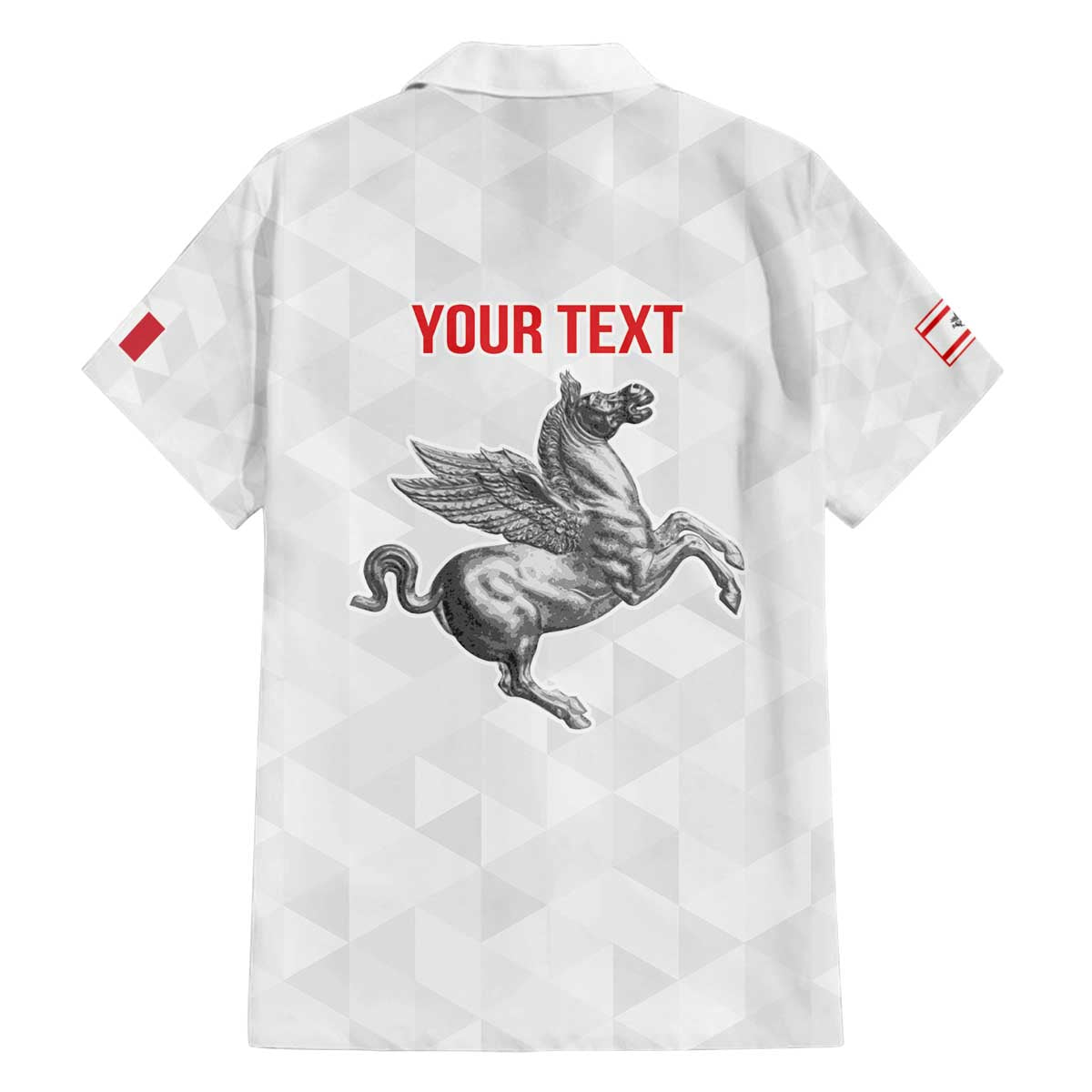 Personalized Italy Tuscany Pegasus Rampant Family Matching Off The Shoulder Long Sleeve Dress and Hawaiian Shirt Inspiration Flags Style