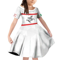Personalized Italy Tuscany Pegasus Rampant Family Matching Off Shoulder Short Dress and Hawaiian Shirt Inspiration Flags Style