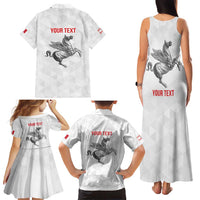 Personalized Italy Tuscany Pegasus Rampant Family Matching Tank Maxi Dress and Hawaiian Shirt Inspiration Flags Style