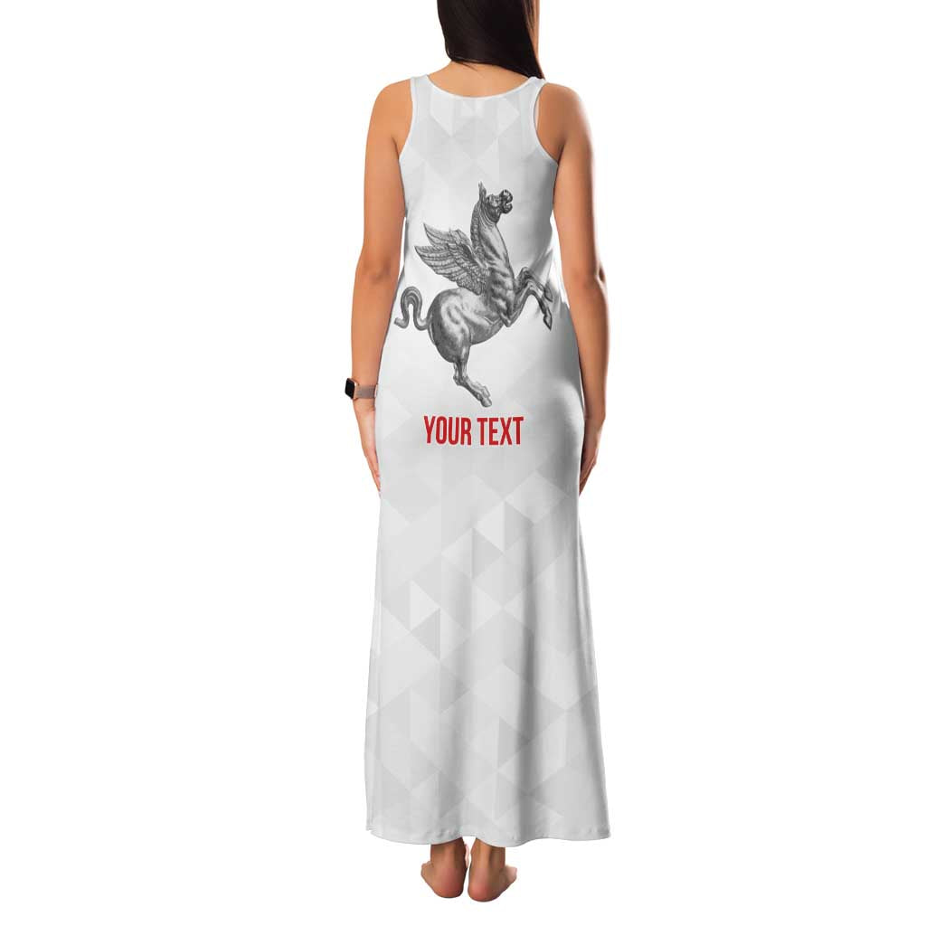 Personalized Italy Tuscany Pegasus Rampant Family Matching Tank Maxi Dress and Hawaiian Shirt Inspiration Flags Style