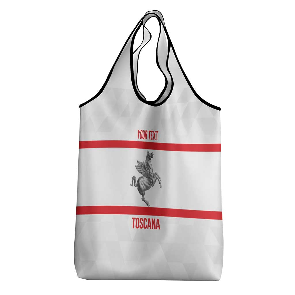 Personalized Italy Tuscany Pegasus Rampant Grocery Bag Inspiration Flags Style