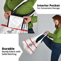 Personalized Italy Tuscany Pegasus Rampant Grocery Bag Inspiration Flags Style