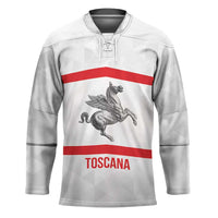 Personalized Italy Tuscany Pegasus Rampant Hockey Jersey Inspiration Flags Style - Wonder Print Shop