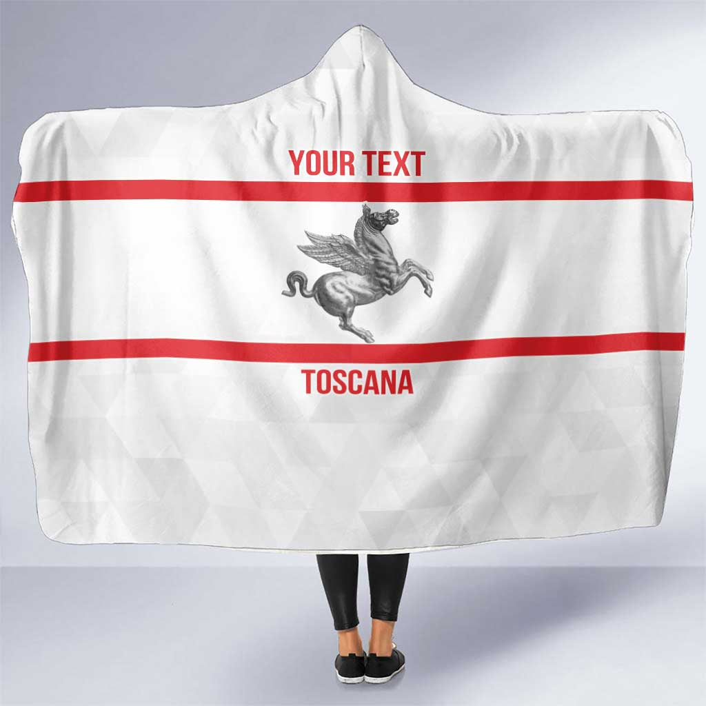 Personalized Italy Tuscany Pegasus Rampant Hooded Blanket Inspiration Flags Style