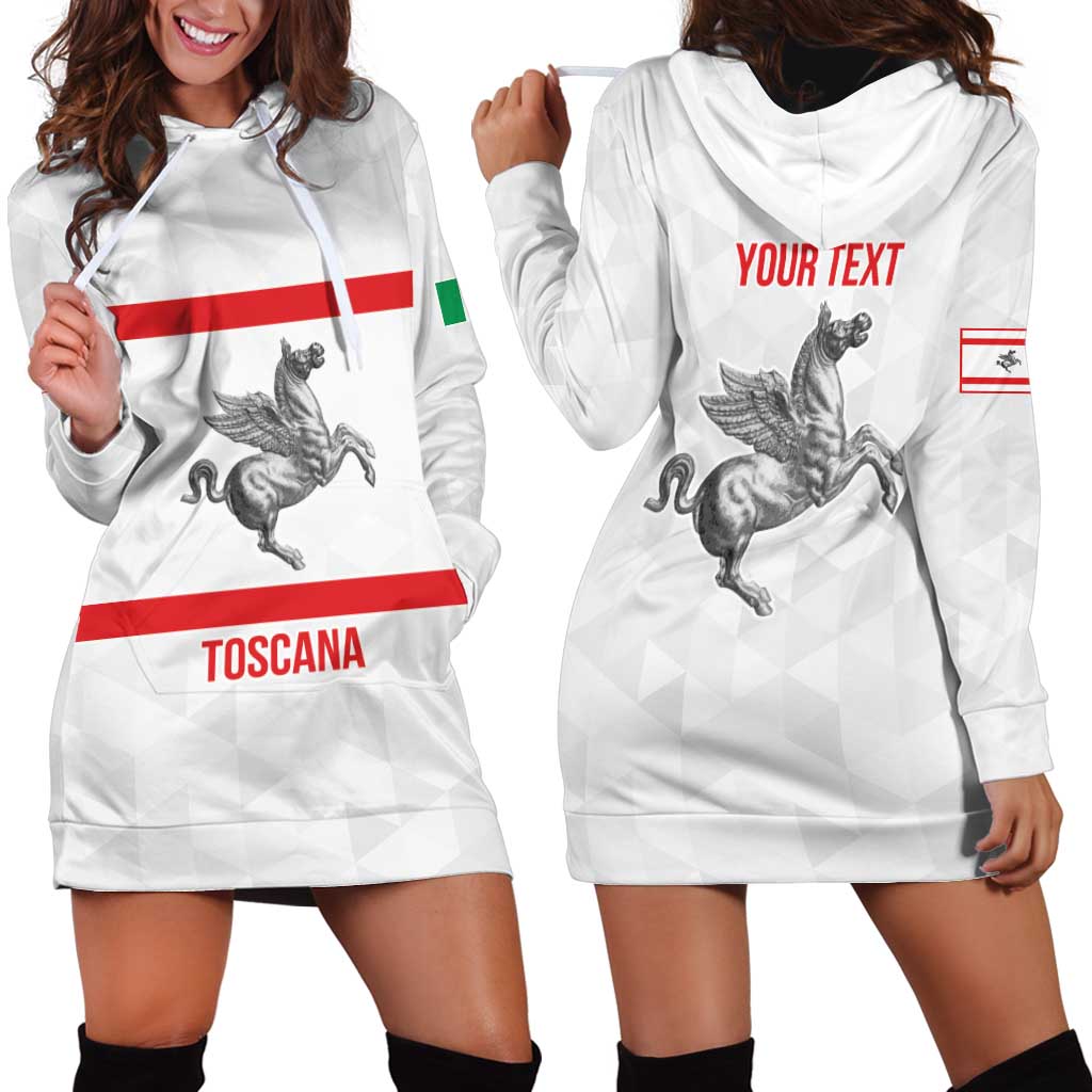 Personalized Italy Tuscany Pegasus Rampant Hoodie Dress Inspiration Flags Style