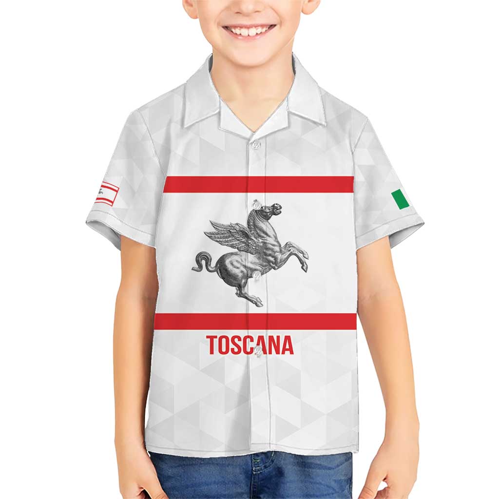 Personalized Italy Tuscany Pegasus Rampant Kid Hawaiian Shirt Inspiration Flags Style