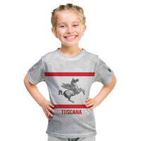 Personalized Italy Tuscany Pegasus Rampant Kid T Shirt Inspiration Flags Style