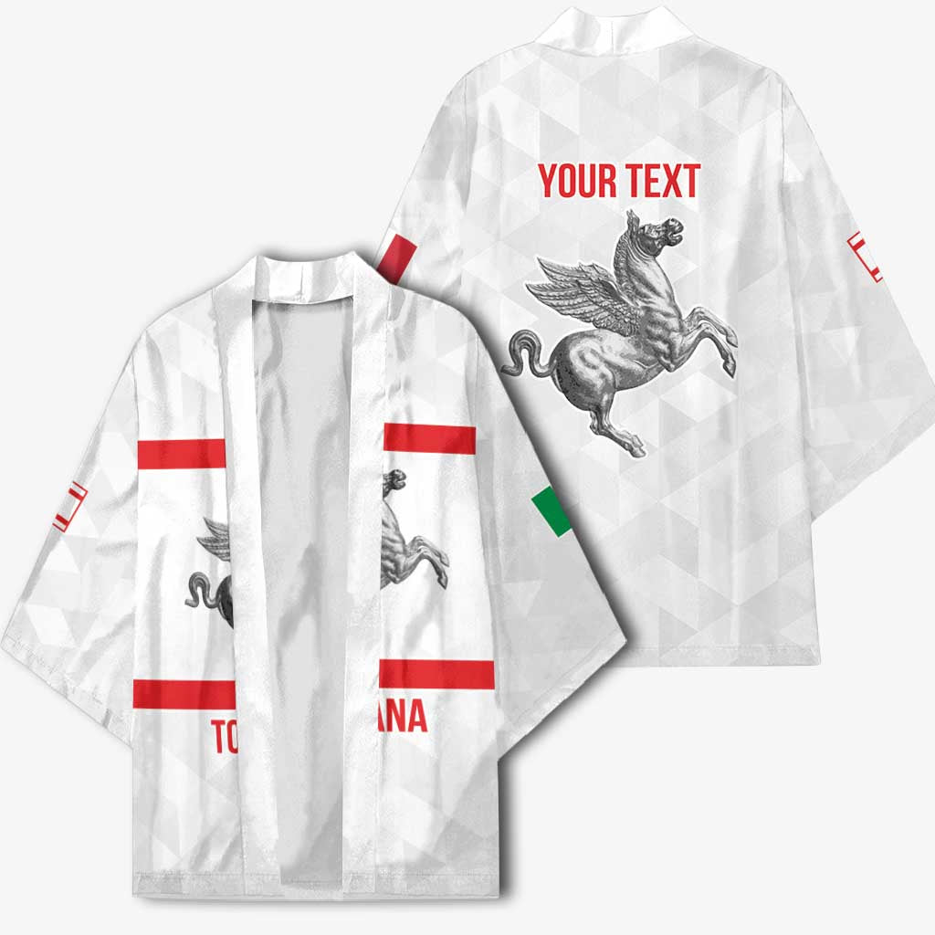 Personalized Italy Tuscany Pegasus Rampant Kimono Inspiration Flags Style - Wonder Print Shop