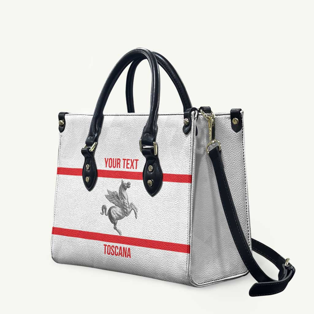 Personalized Italy Tuscany Pegasus Rampant Leather Bag Inspiration Flags Style - Wonder Print Shop