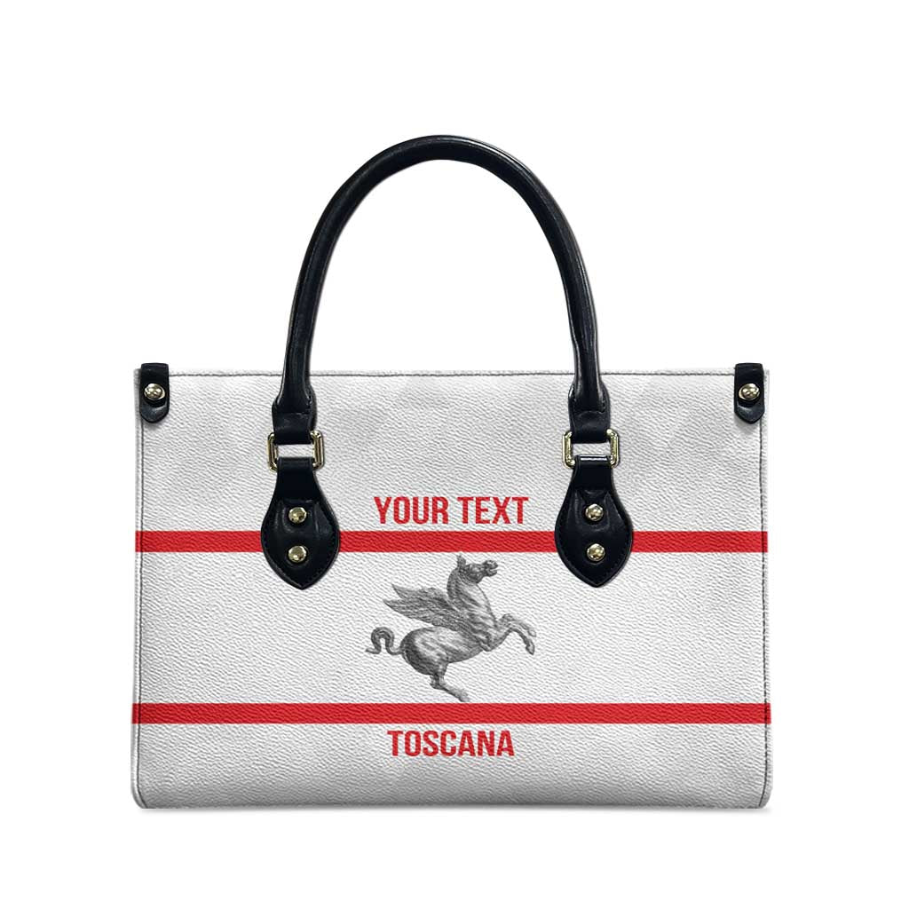 Personalized Italy Tuscany Pegasus Rampant Leather Bag Inspiration Flags Style - Wonder Print Shop