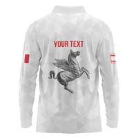 Personalized Italy Tuscany Pegasus Rampant Long Sleeve Polo Shirt Inspiration Flags Style