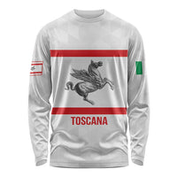 Personalized Italy Tuscany Pegasus Rampant Long Sleeve Shirt Inspiration Flags Style