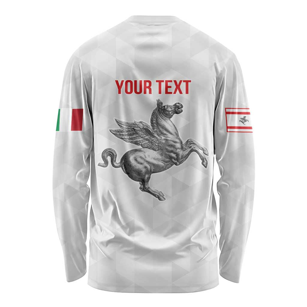 Personalized Italy Tuscany Pegasus Rampant Long Sleeve Shirt Inspiration Flags Style