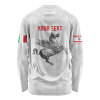 Personalized Italy Tuscany Pegasus Rampant Long Sleeve Shirt Inspiration Flags Style