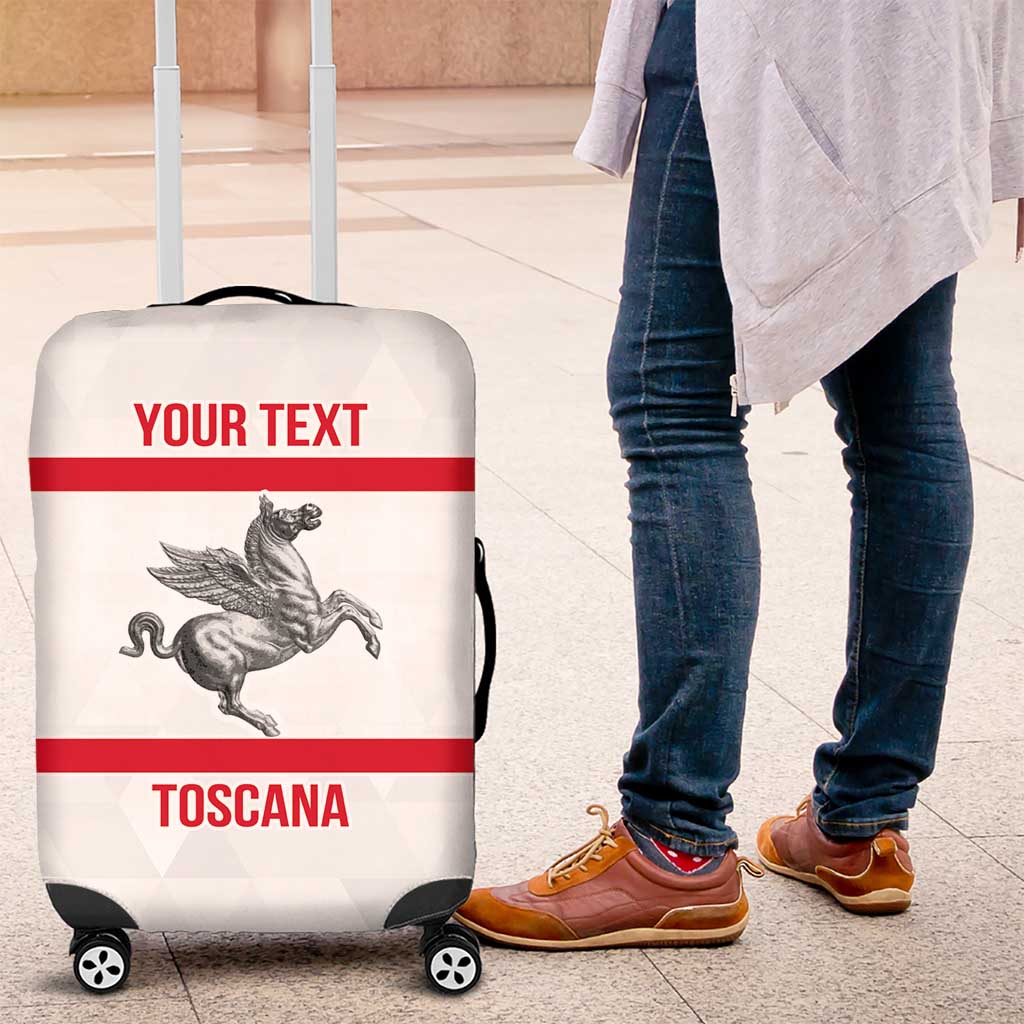 Personalized Italy Tuscany Pegasus Rampant Luggage Cover Inspiration Flags Style