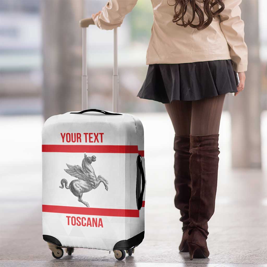 Personalized Italy Tuscany Pegasus Rampant Luggage Cover Inspiration Flags Style