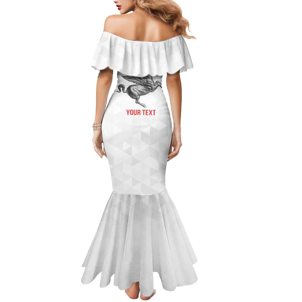 Personalized Italy Tuscany Pegasus Rampant Mermaid Dress Inspiration Flags Style