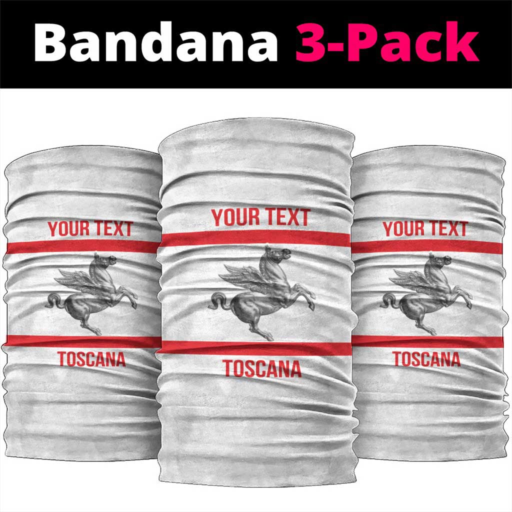 Personalized Italy Tuscany Pegasus Rampant Neck Gaiter Inspiration Flags Style - Wonder Print Shop