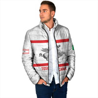 Personalized Italy Tuscany Pegasus Rampant Padded Jacket Inspiration Flags Style - Wonder Print Shop