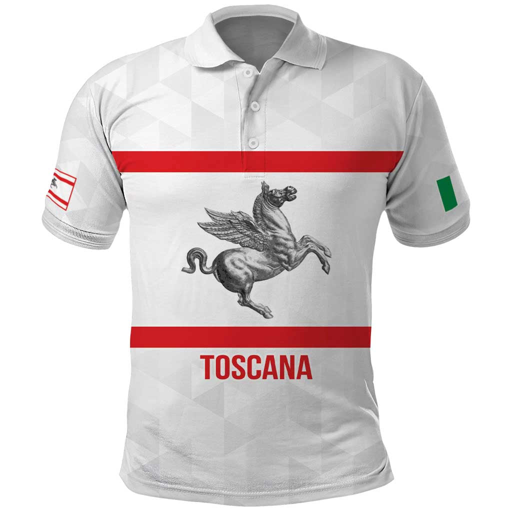 Personalized Italy Tuscany Pegasus Rampant Polo Shirt Inspiration Flags Style