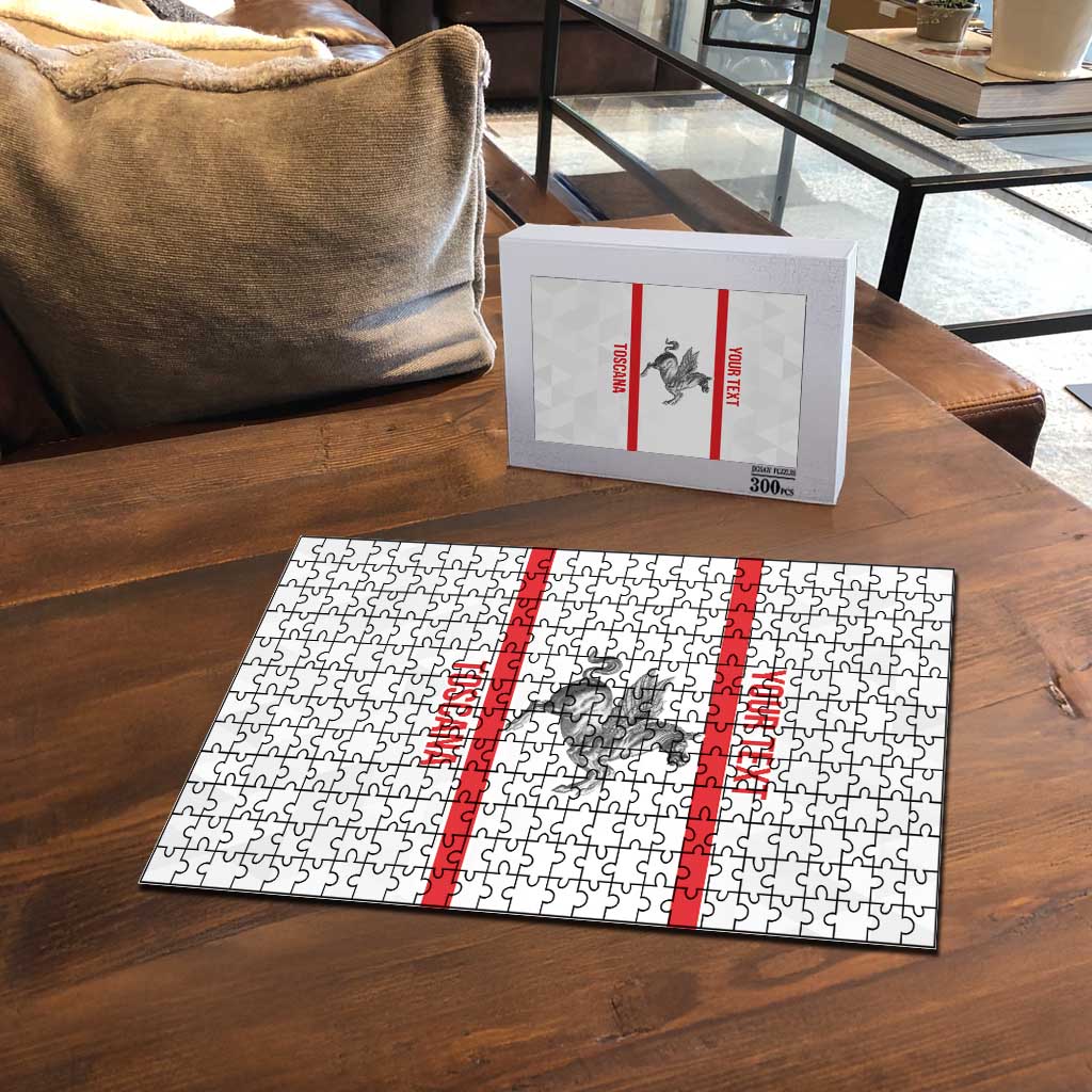 Personalized Italy Tuscany Pegasus Rampant Puzzle Inspiration Flags Style - Wonder Print Shop