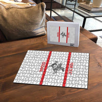 Personalized Italy Tuscany Pegasus Rampant Puzzle Inspiration Flags Style - Wonder Print Shop